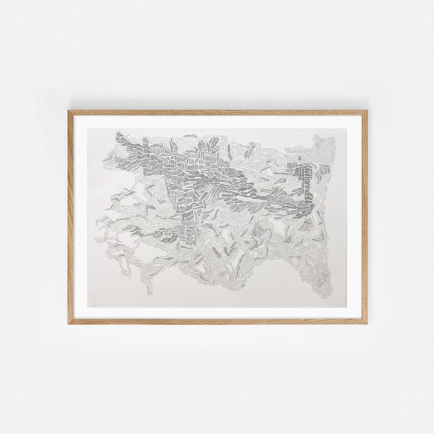 Dessin 48X33 cm réalisé et signé par l'artiste italienne Maria Chiara Re. 2022