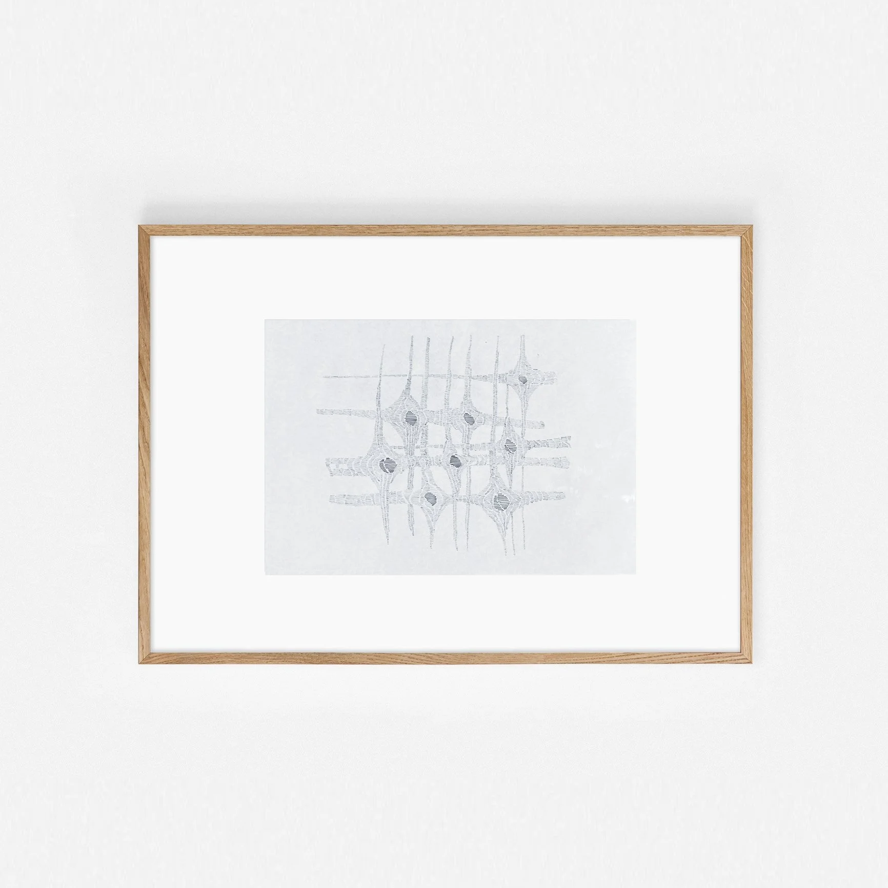 Dessin A4 réalisé et signé par l'artiste italienne Maria Chiara Re. 2022.