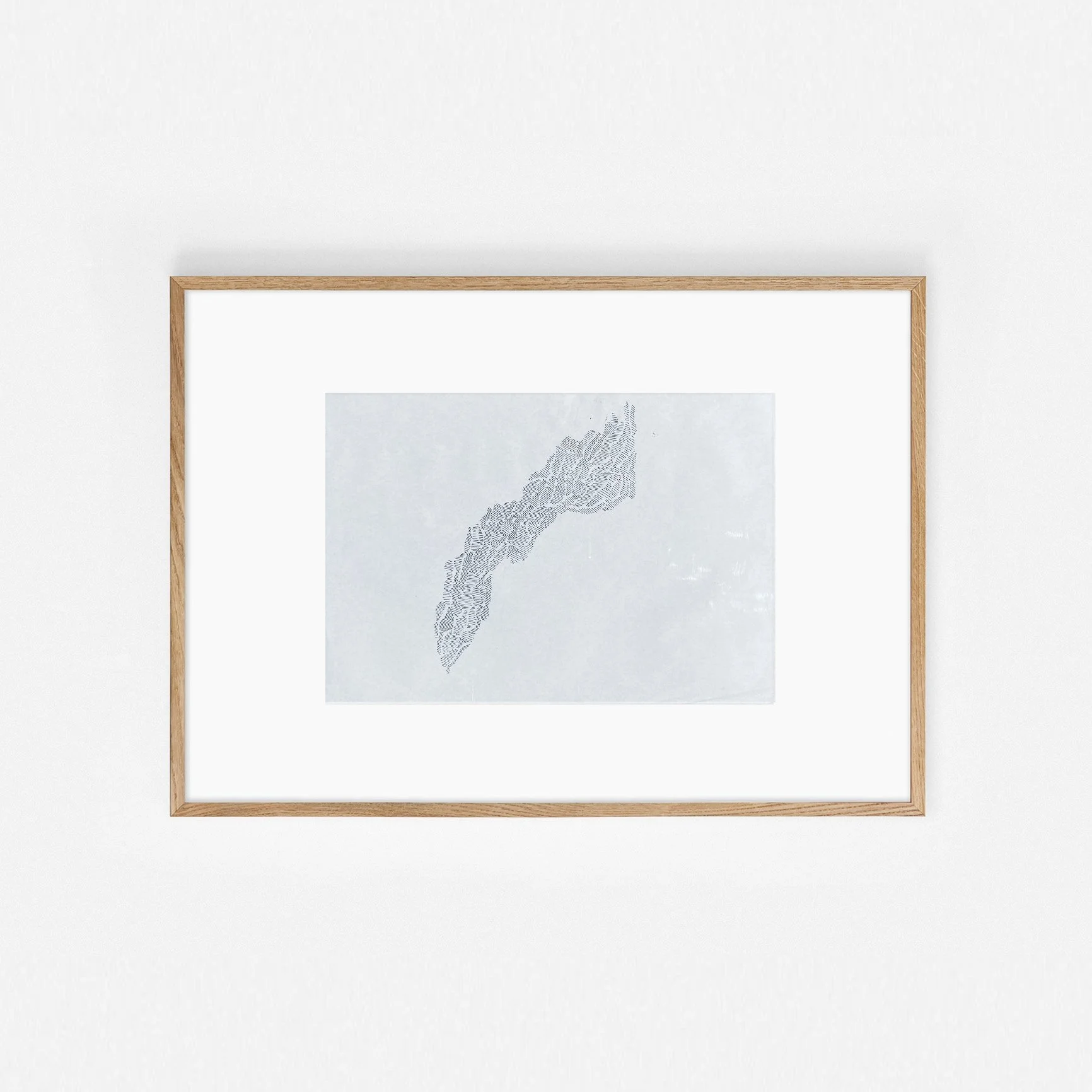 Dessin A4 réalisé et signé par l'artiste italienne Maria Chiara Re. 2022.