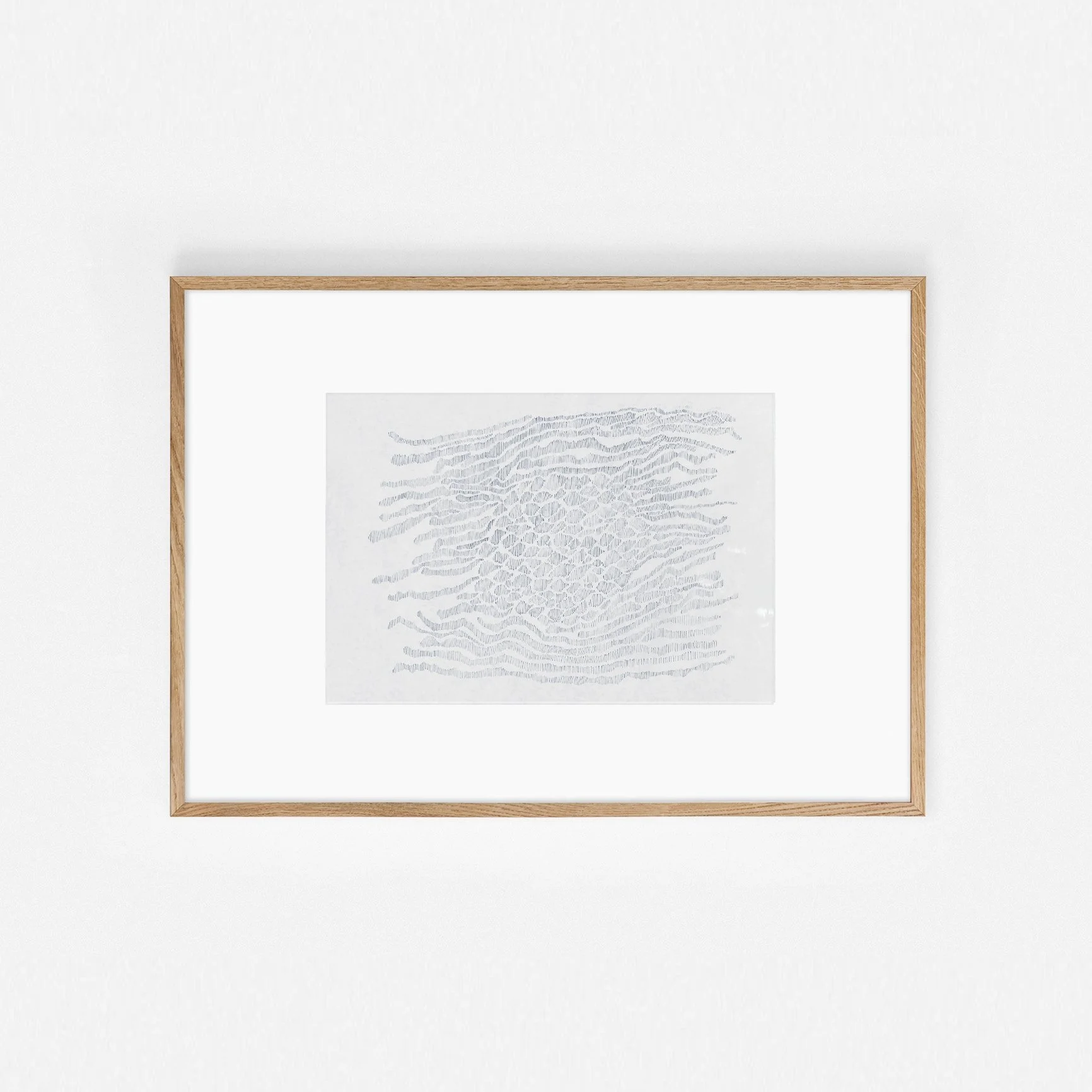 Dessin A4 réalisé et signé par l'artiste italienne Maria Chiara Re. 2022.