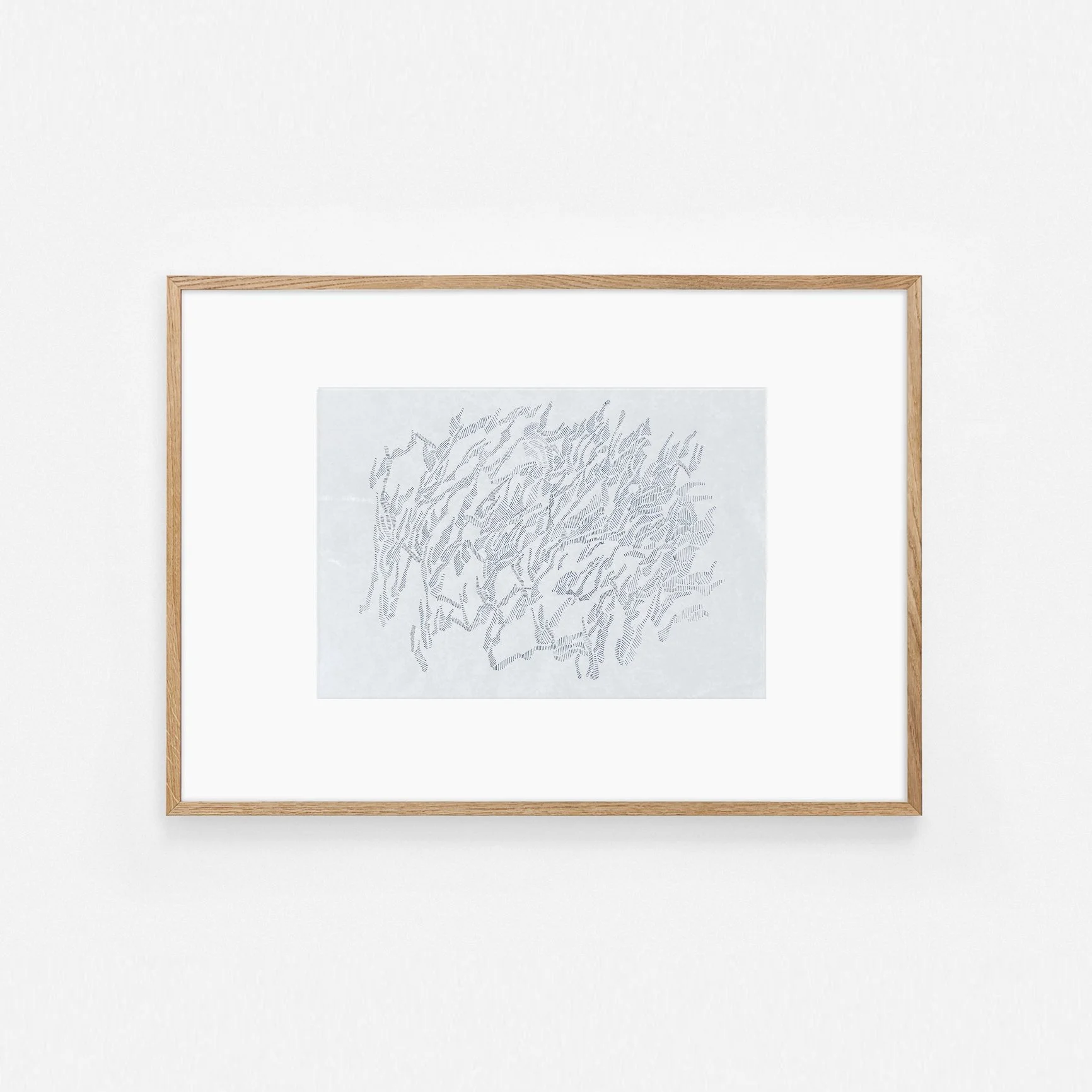 Dessin A4 réalisé et signé par l'artiste italienne Maria Chiara Re. 2022.