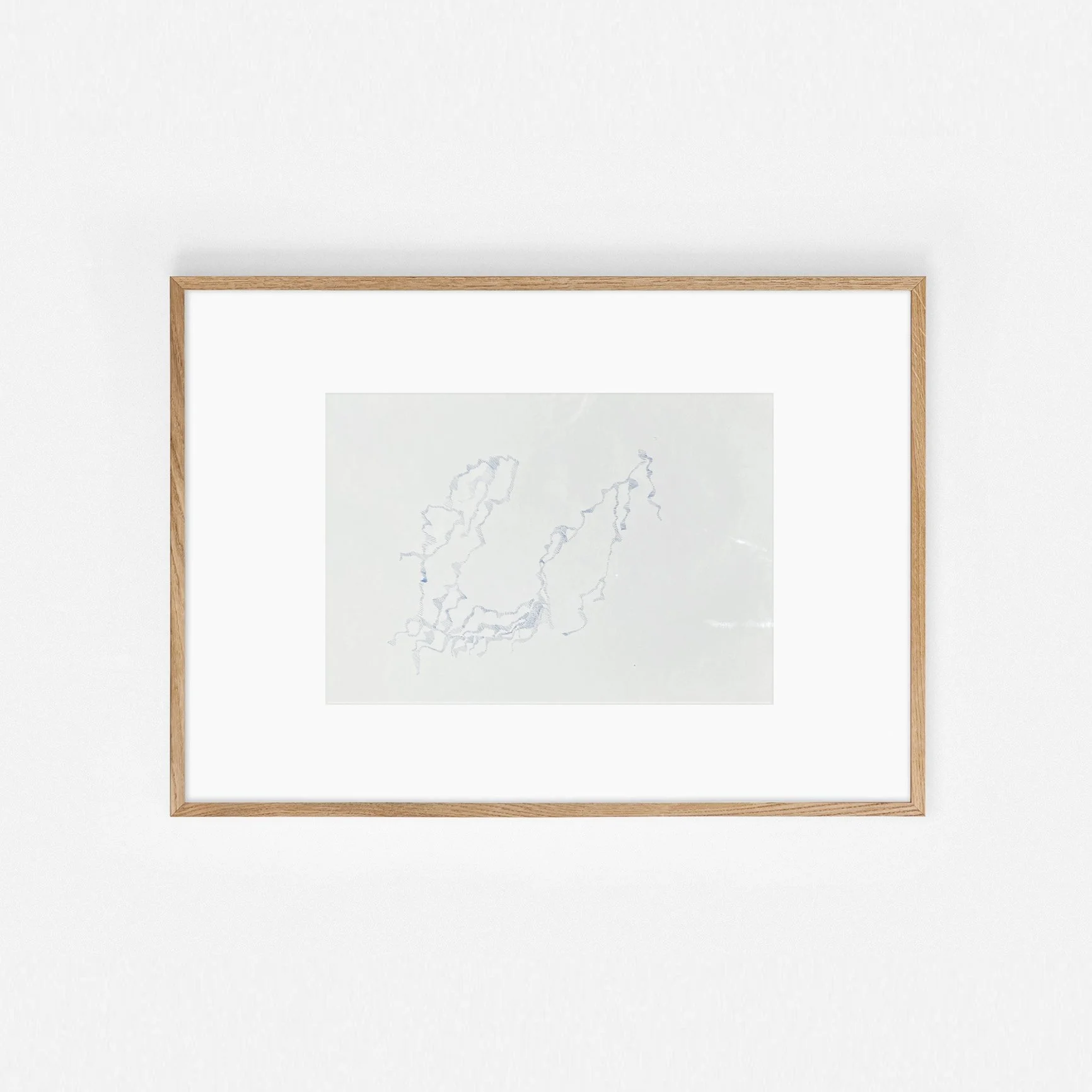 Dessin A4 réalisé et signé par l'artiste italienne Maria Chiara Re. 2022.