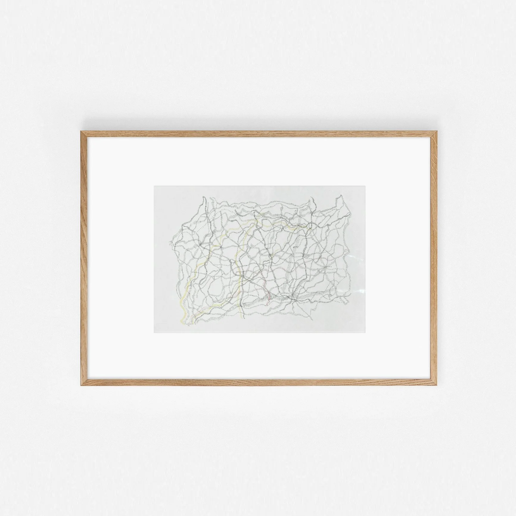 Dessin A4 réalisé et signé par l'artiste italienne Maria Chiara Re. 2022.