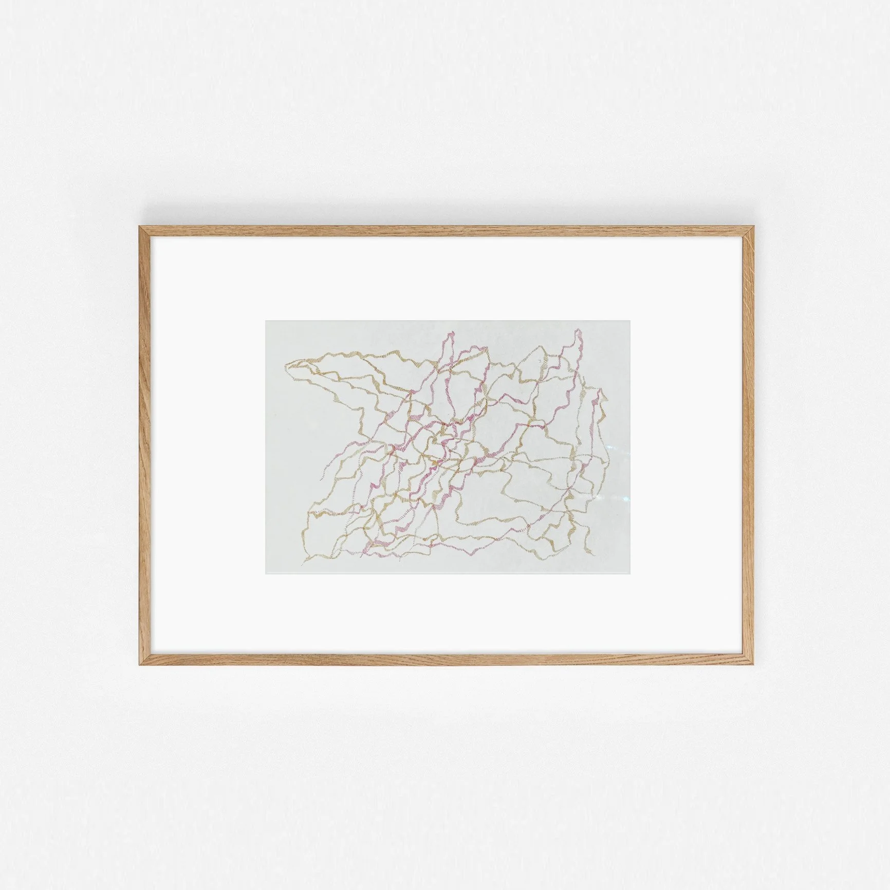 Dessin A4 réalisé et signé par l'artiste italienne Maria Chiara Re. 2022.