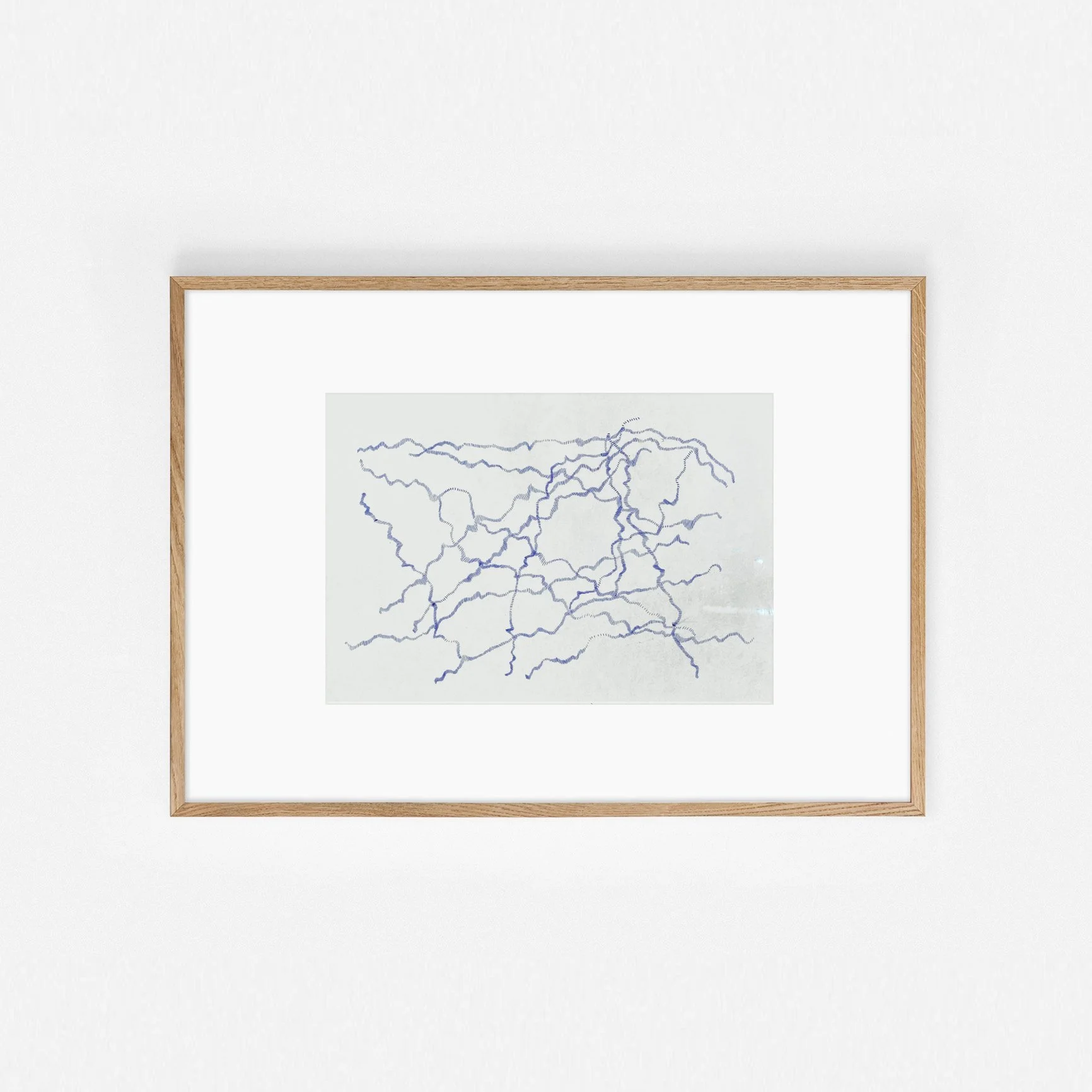 Dessin A4 réalisé et signé par l'artiste italienne Maria Chiara Re. 2022.