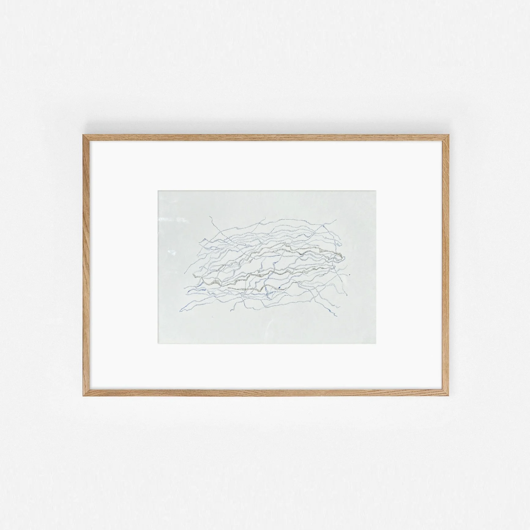 Dessin A4 réalisé et signé par l'artiste italienne Maria Chiara Re. 2022.