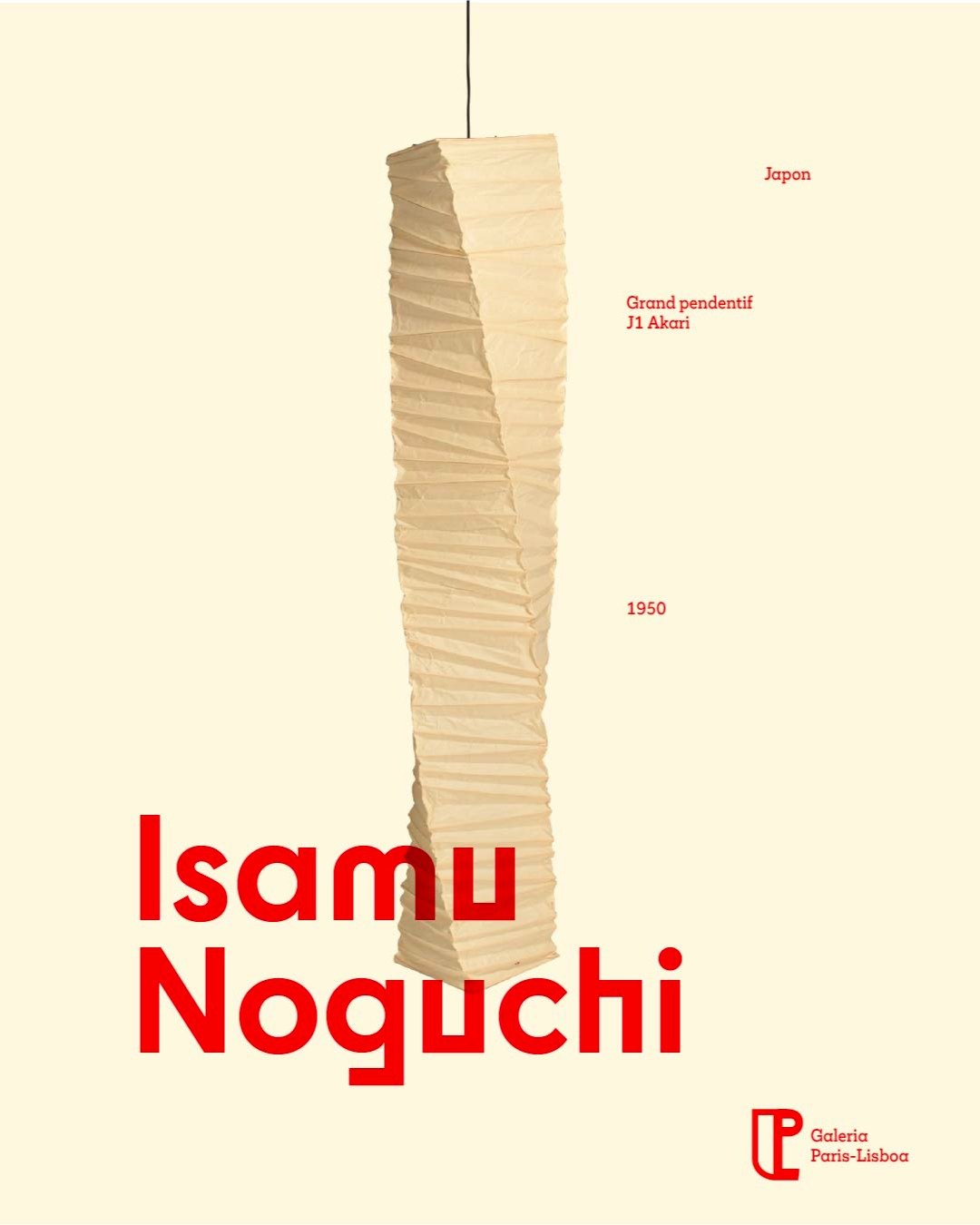 ✨ Isamu Noguchi (1904&ndash;1988)
&ldquo;J1&rdquo; Suspension Lamp, paper, bamboo, and metal.
1960 edition, featuring the iconic &ldquo;Sun and Moon&rdquo; monogram and the signature I. Noguchi.

Blurring the line between sculpture and design, this p
