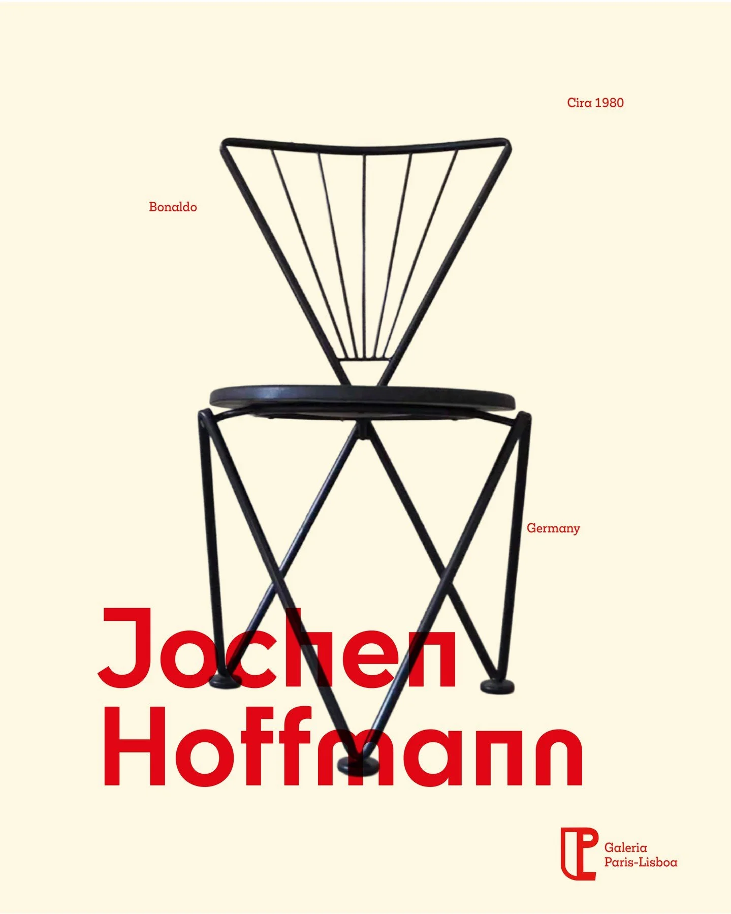 Bonaldo &mdash; Jochen Hoffmann | 1980

Galerie Paris Lisbonne presents Bonaldo chairs designed by Jochen Hoffmann (Italy, 1980).
Black lacquered metal structure, seat in plywood and soft plastic material.

Set of 4 chairs in very good vintage condit