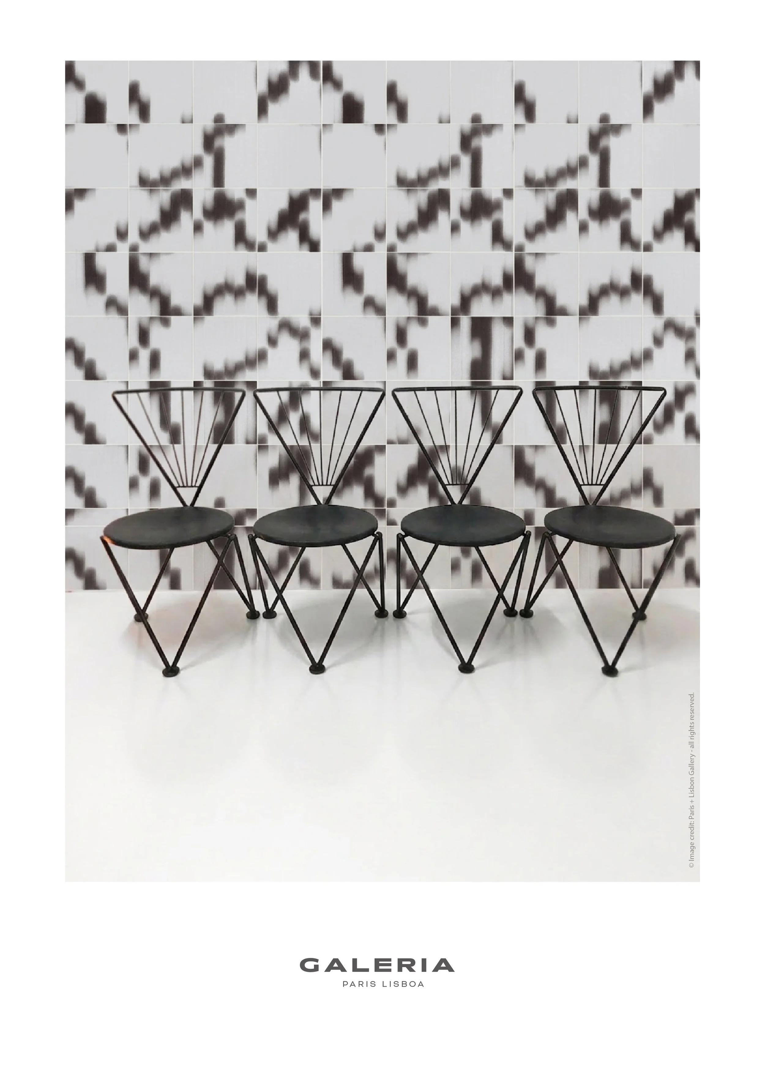 Set of 4 vintage Bonaldo chairs designed by Jochen Hoffmann (Italy, 1980), in excellent condition.