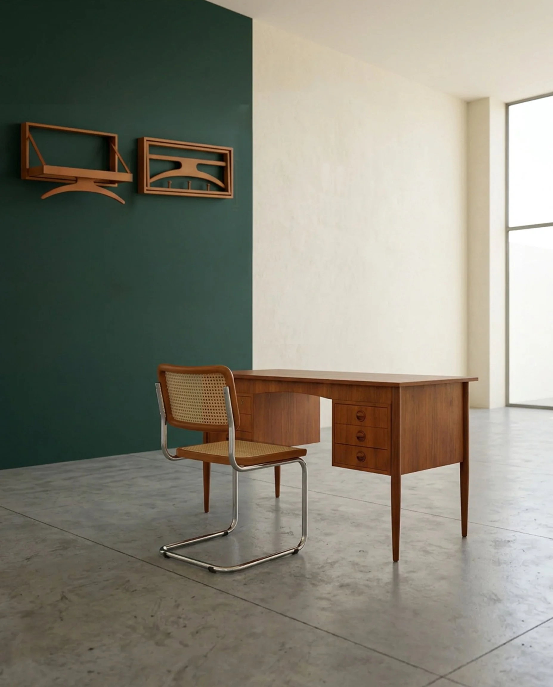 Bureau Mid-Century Moderne en Teck, Danemark, 1960s