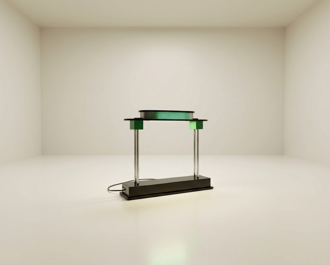 La lampe de table Pausania par Ettore Sottsass ✨