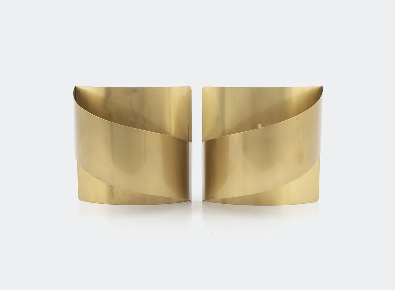 Paire d'appliques 'Band' par Peter Celsing pour Falkenbergs Belysning.