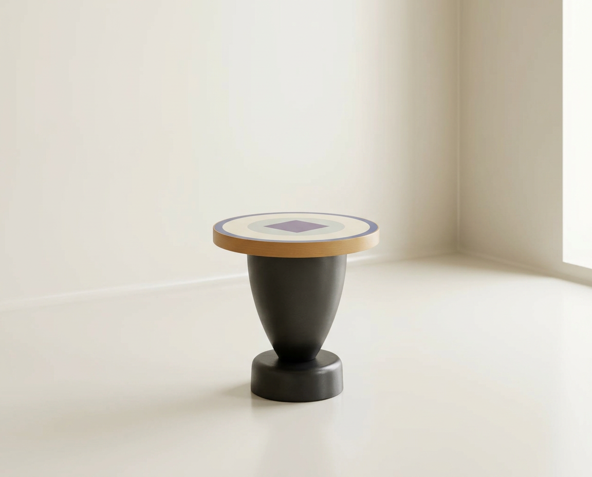 Ettore Sottsass tables d'appoint Lipari pour Zanotta Italie 1990. Prix sur demande.