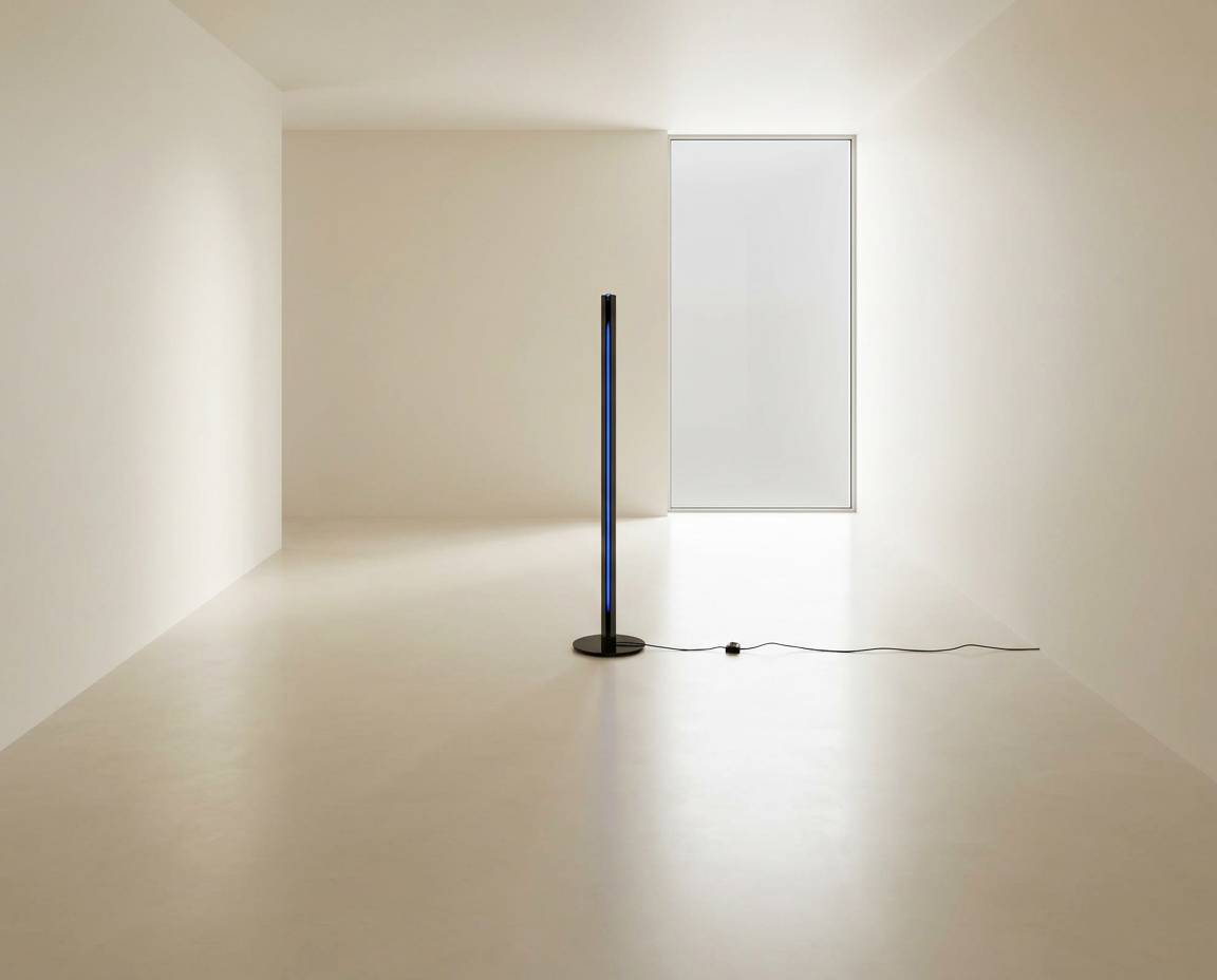 Lampadaire noir 'Manhattan' de Barbieri Marianelli, Tronconi IT. (Devis de transport sur demande.) À récupérer gratuitement en galerie à Lisbonne.