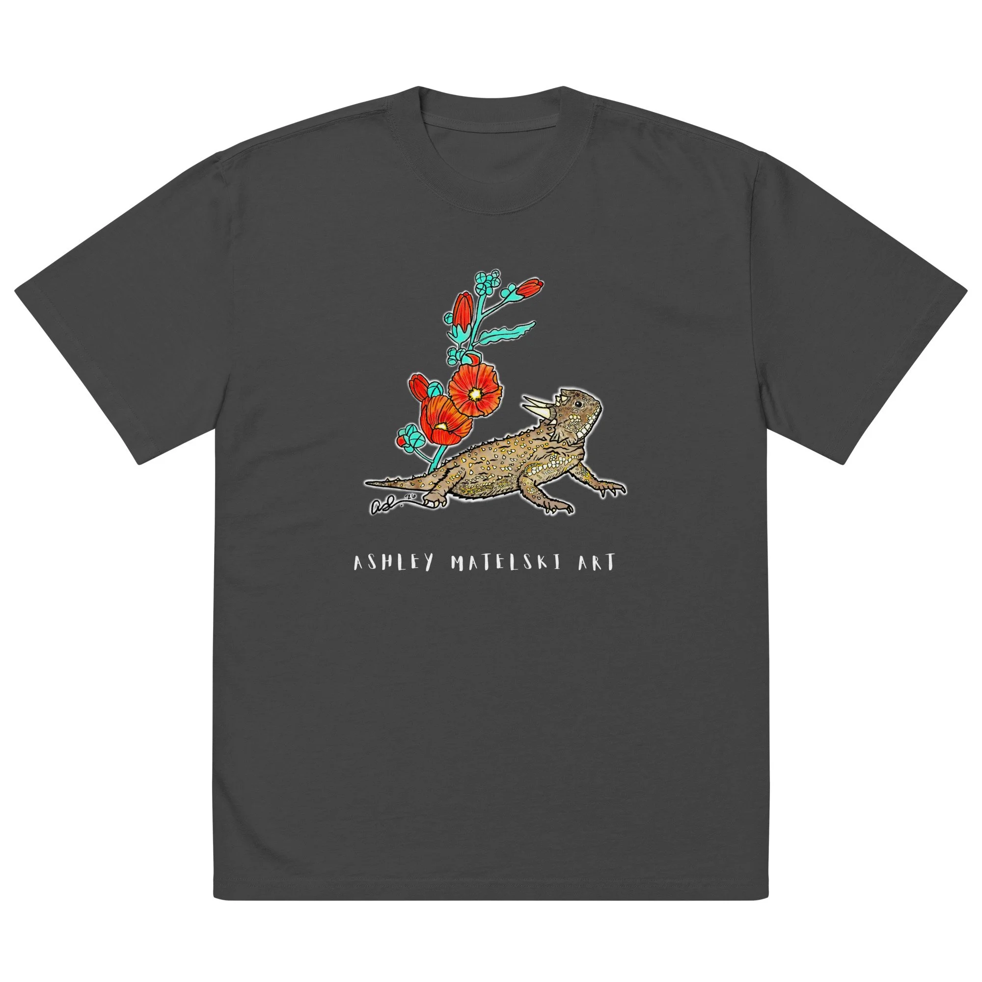 Desert Lizard Oversized Boxy T-shirt