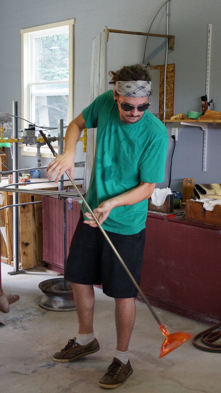 Chris Hall, Glass Blower