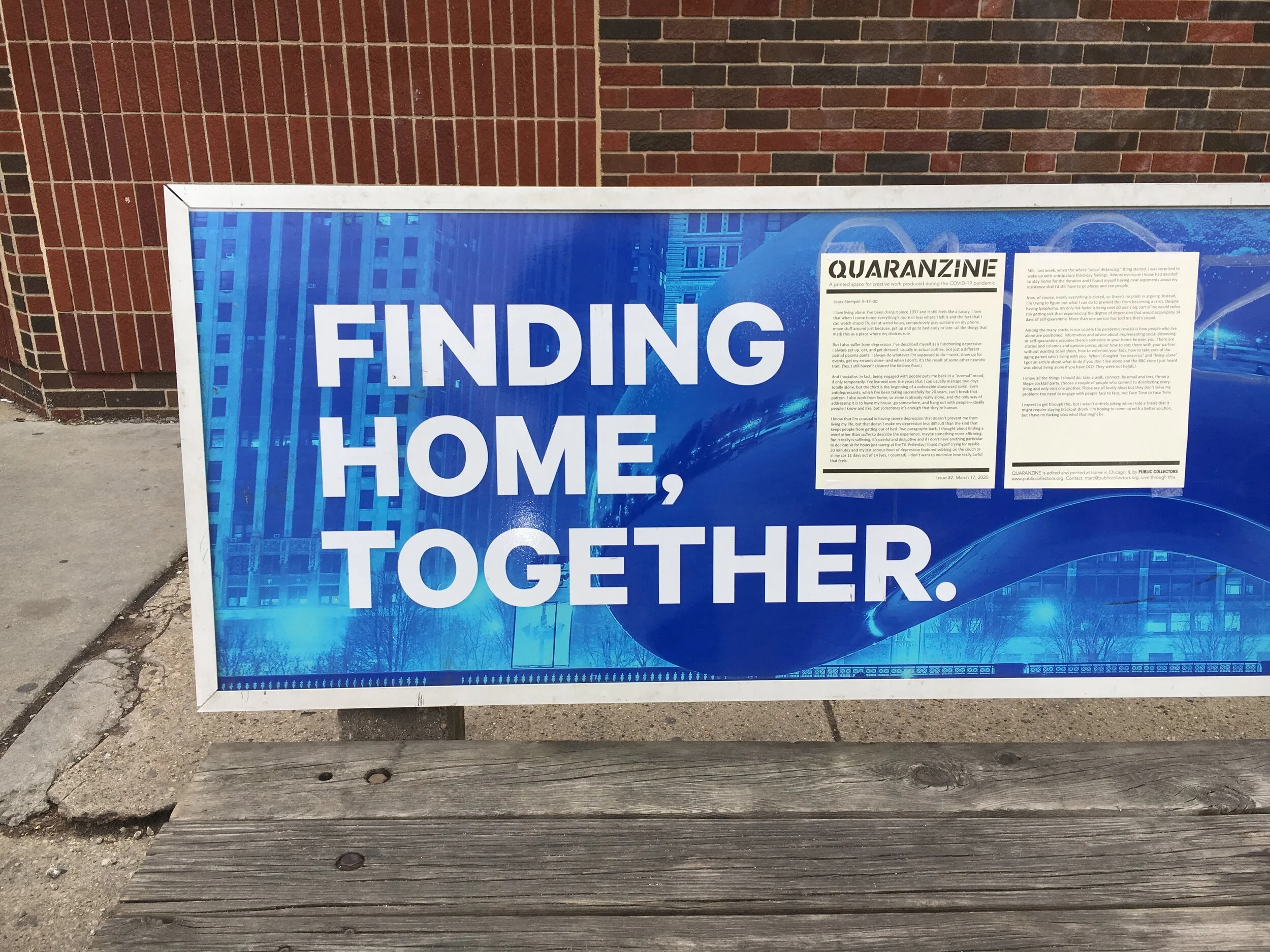 Quaranzine: A printed space for creative work produced during the COVID-19 pandemic