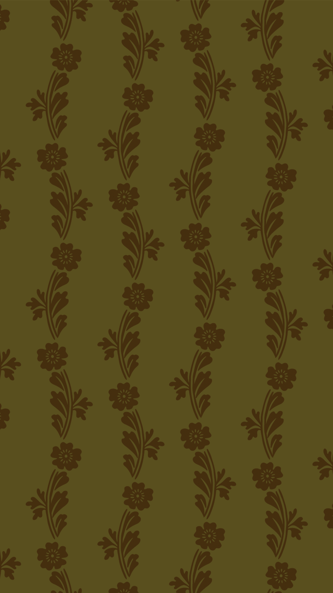 Olive green floral pattern design, Hannah Alyse Photography brand identity
