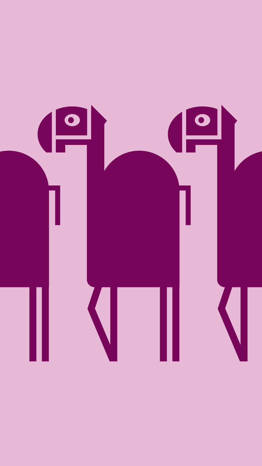 Camel City Mahjong camel mascot icon illustration in deep purple