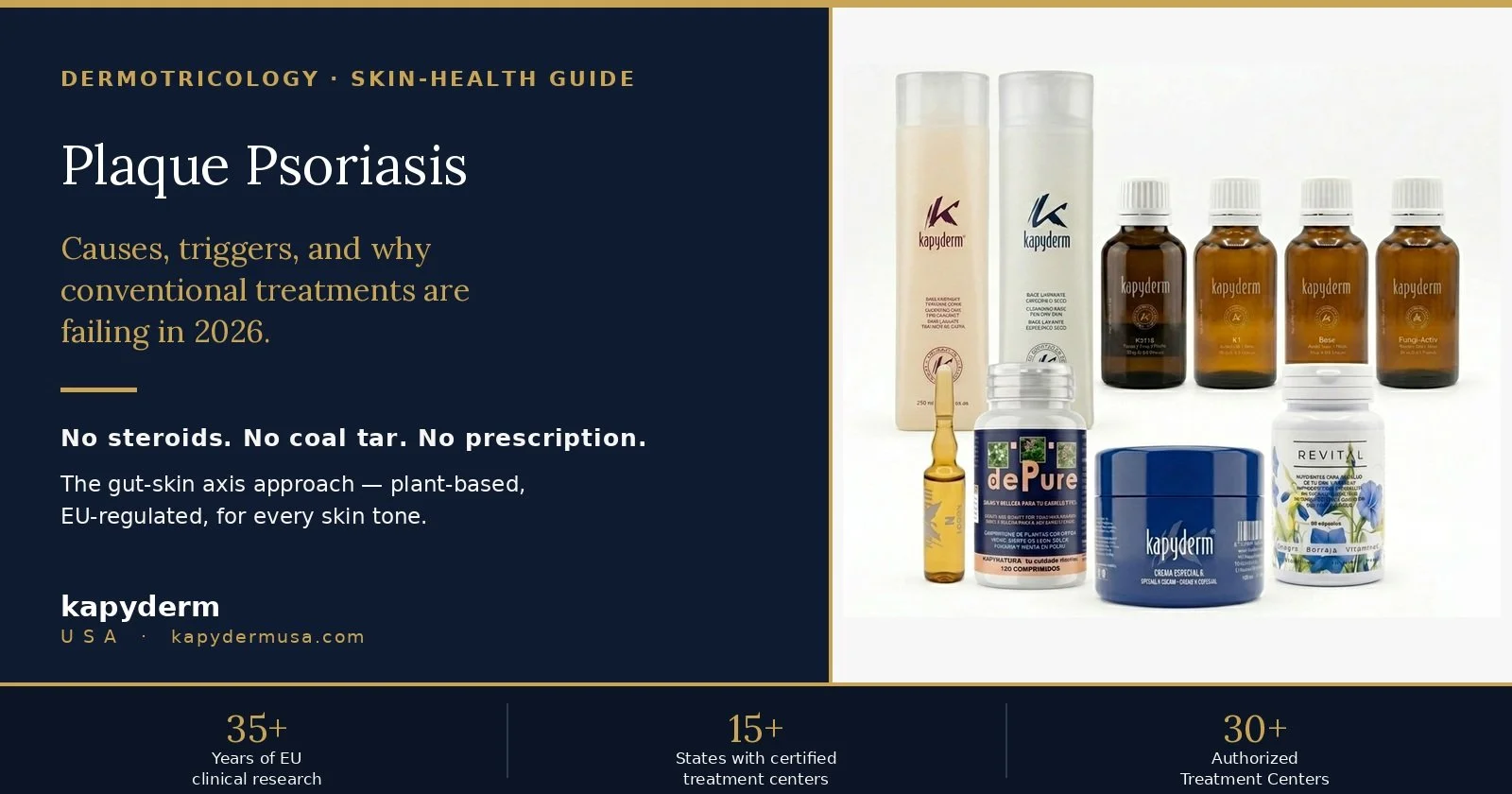 Plaque Psoriasis: Causes, Triggers &amp; Why Conventional Treatments Are Failing in 2026