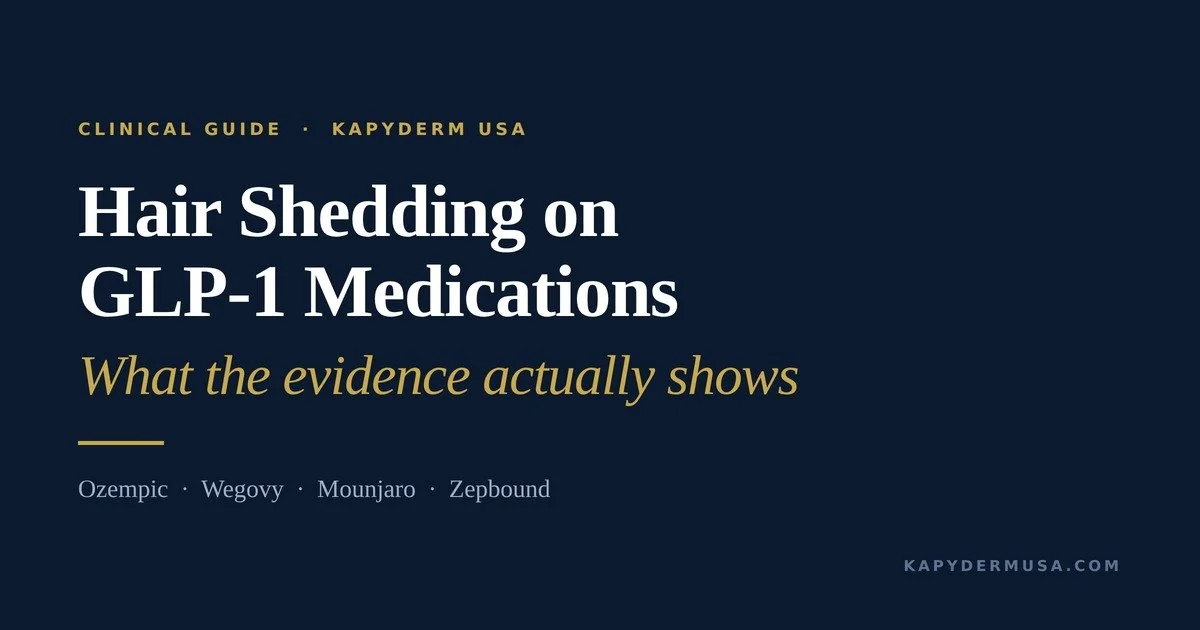 Hair Shedding on GLP-1 Medications: What the Evidence Actually Shows
