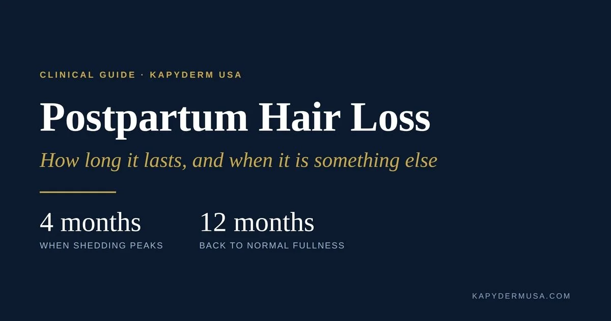 Postpartum Hair Loss: How Long It Lasts, and When It Is Something Else