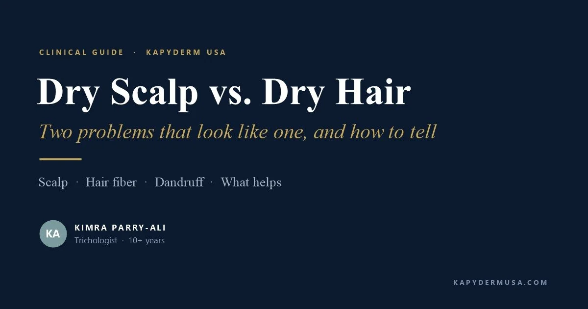 Dry Scalp vs. Dry Hair: How to Tell Them Apart