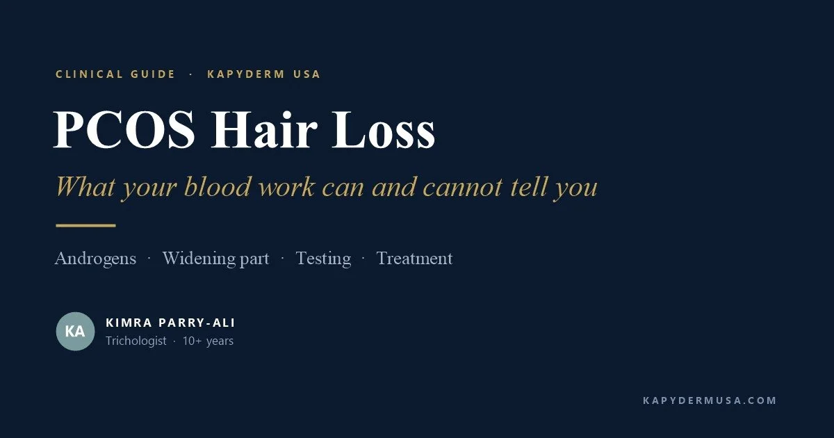 PCOS Hair Loss: What Your Blood Work Can Tell You