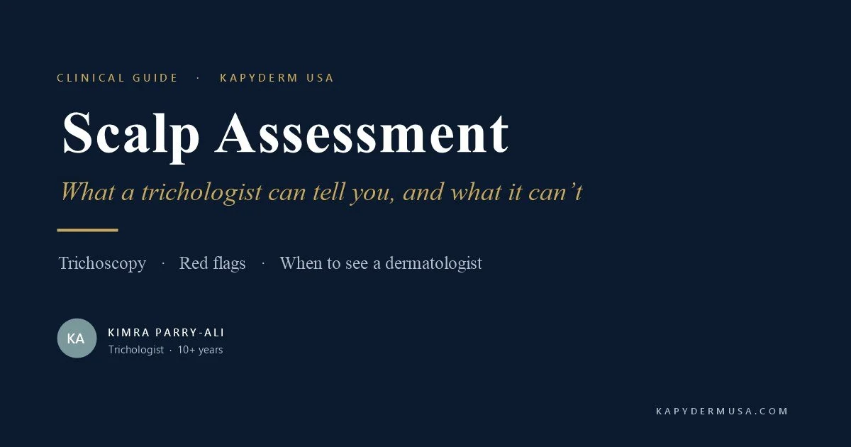 What a Trichologist’s Scalp Assessment Can Tell You, and What It Can’t