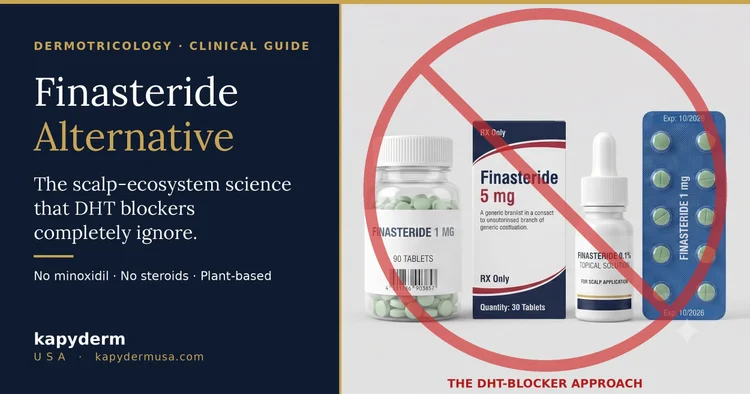 Finasteride alternative natural DHT scalp ecosystem