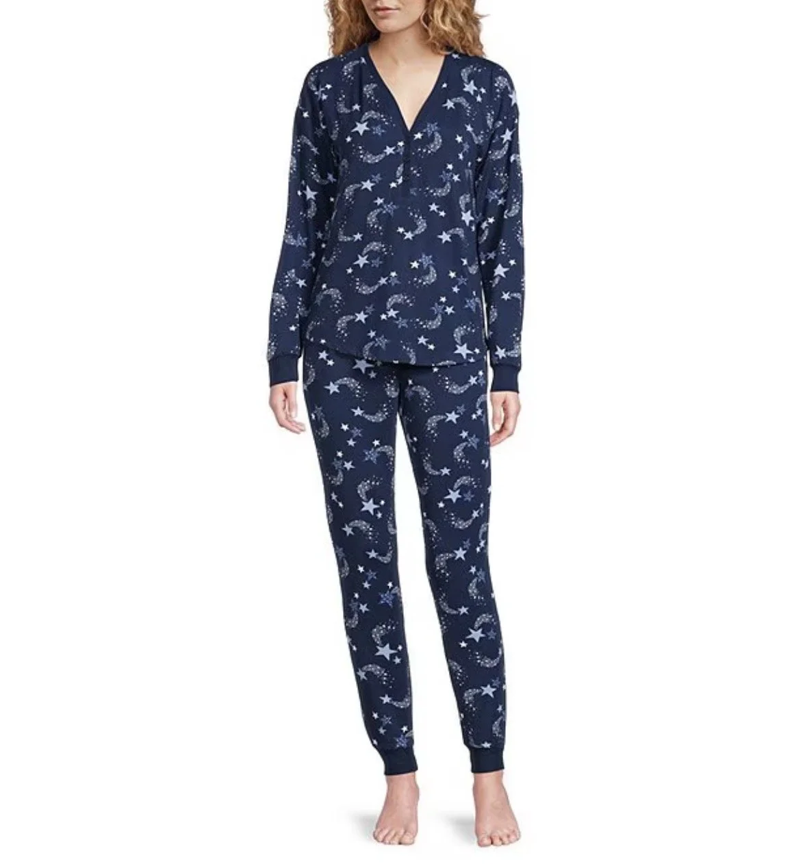 Star and Moon Stretch Pajama