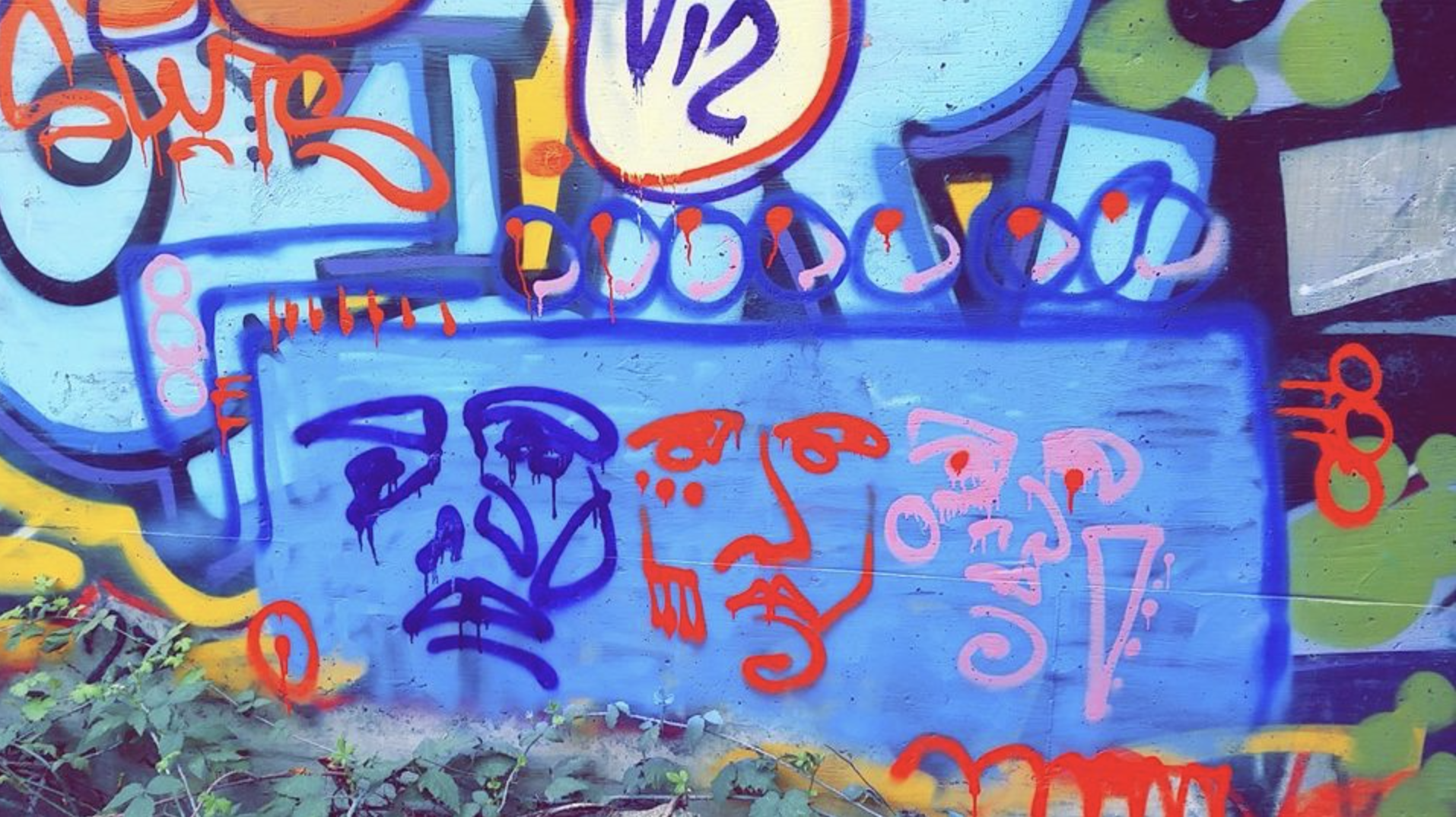 BAD SYNASTRY, GRAFFITI ON SALINAS HIGHWAY, 2017