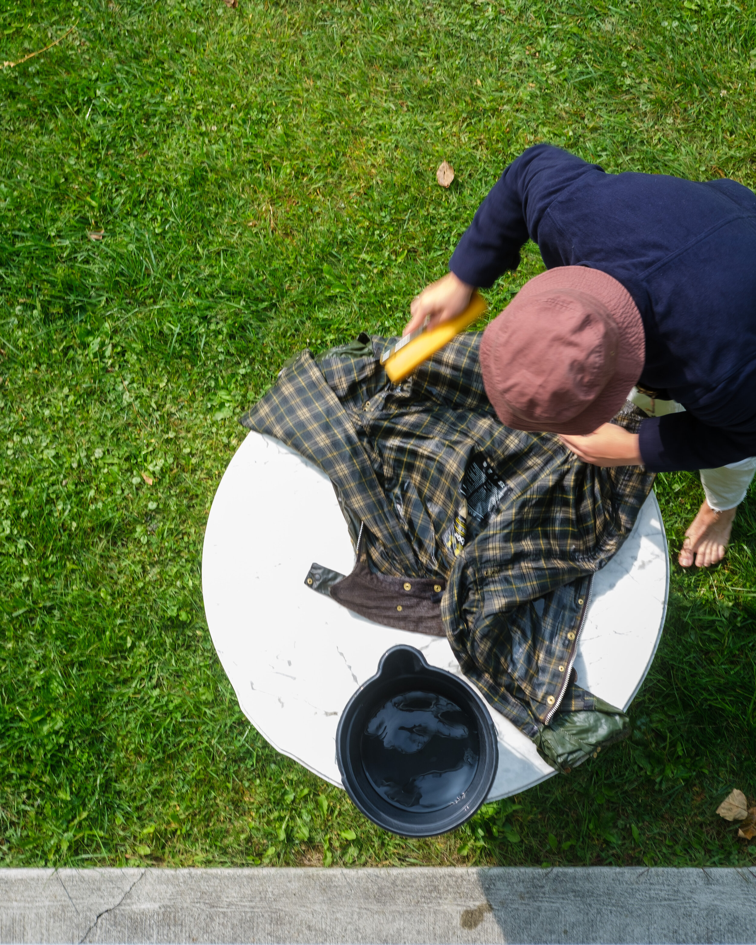 barbour dry cleaning