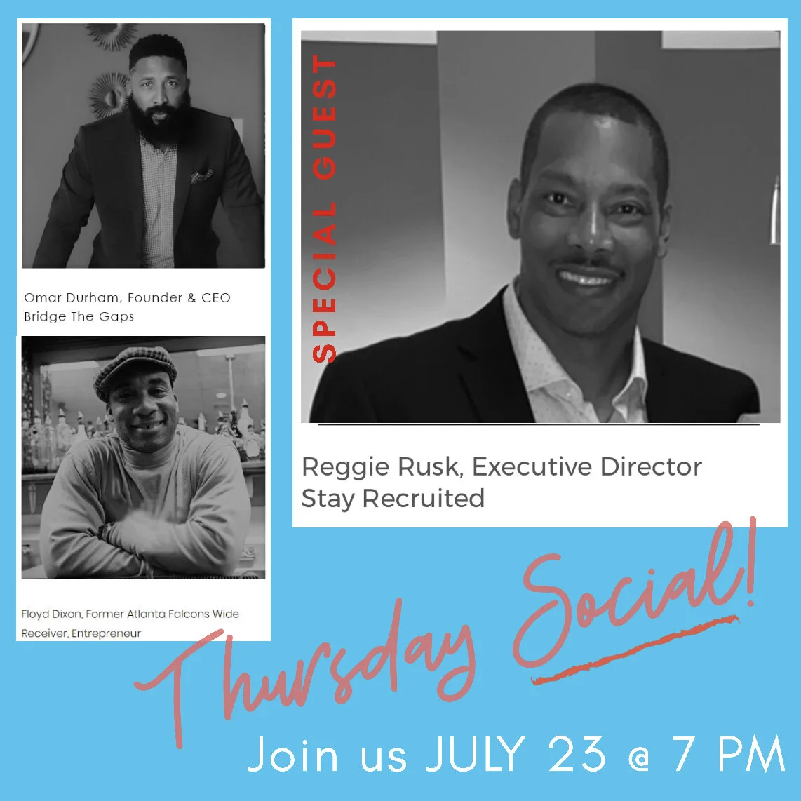 Reggie Rusk with Stay Recruited joins us, July 23rd at 7pm