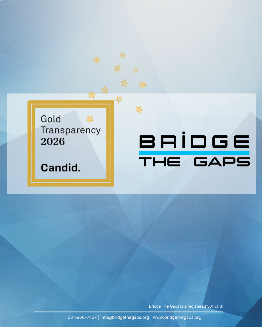 Bridge The Gaps Approved &amp; Recognized by Candid  