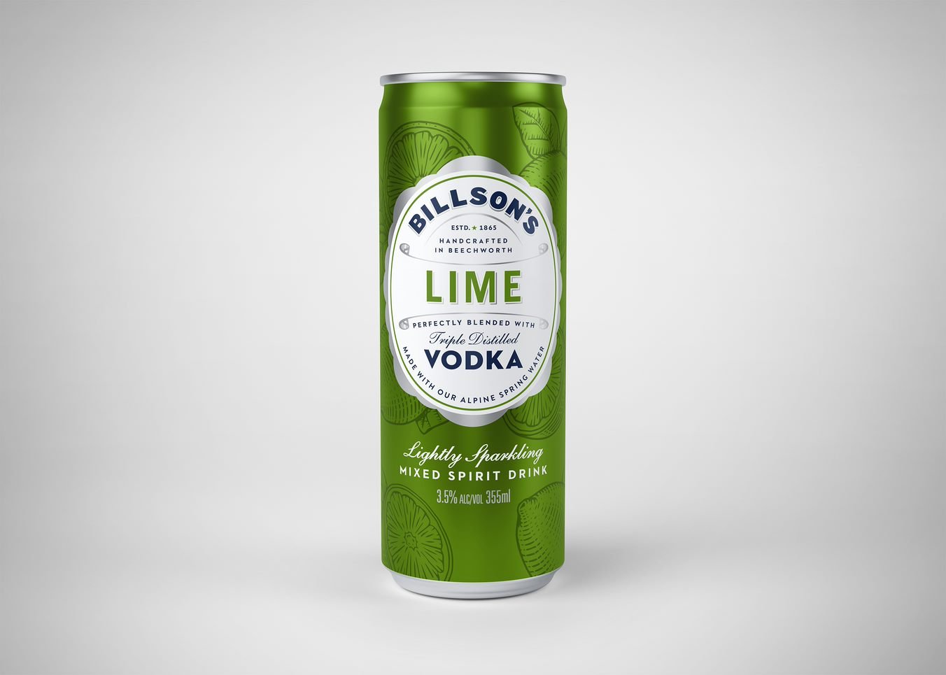 Vodka With Lime Premixed Spirits Billson s Vodka With Lime Premixed Spirits Billson s