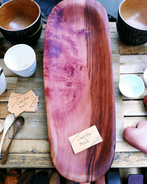 Myrtle Platter | Out the Back Tasmania | Timber Wood Crafts Products