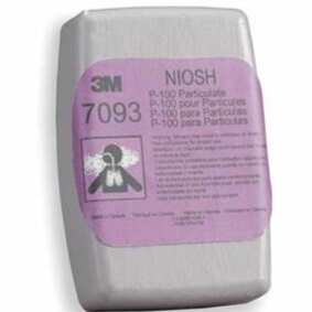 FILTER PARTICULATE P100 BAYONET 3M7093