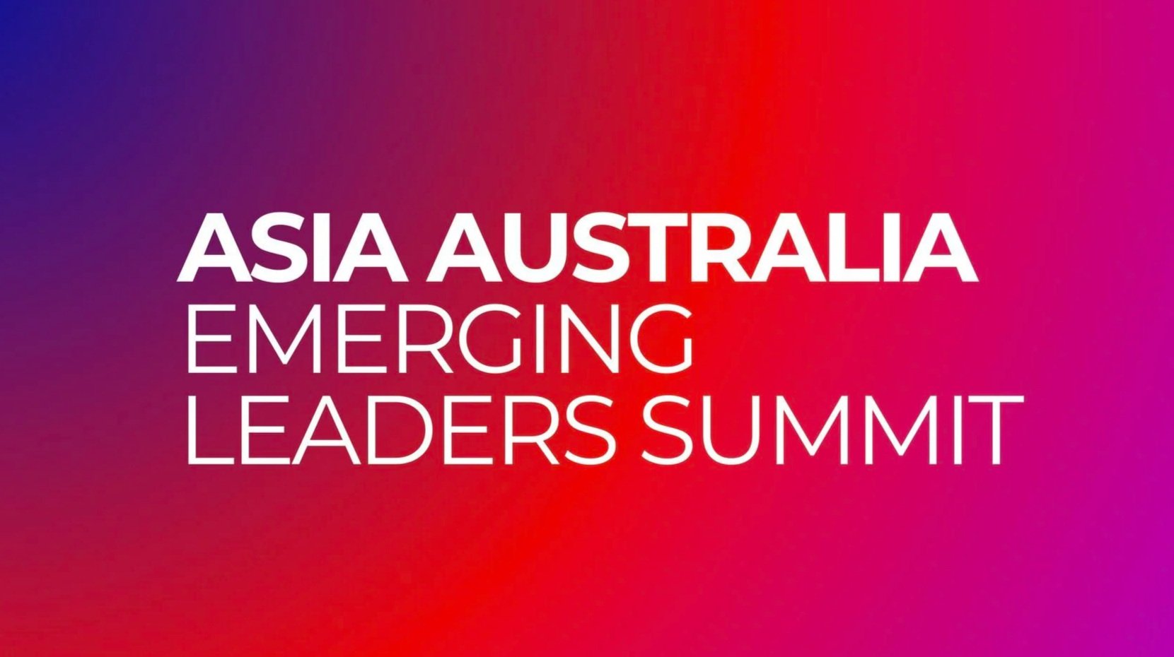 Asia-Australia Emerging Leaders Summit (July 2026)