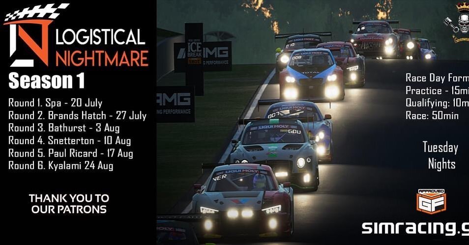 PC Tuesday Night ACC Championship - Registrations via our Discord or simgrid.gp 

#assettocorsa #assettocorsacompetizione #esports #fanatec #gamer #gaming #gt3 #logitech #motorsport  #race #racing #racingsimulator #simracer #simracing #simracingamers