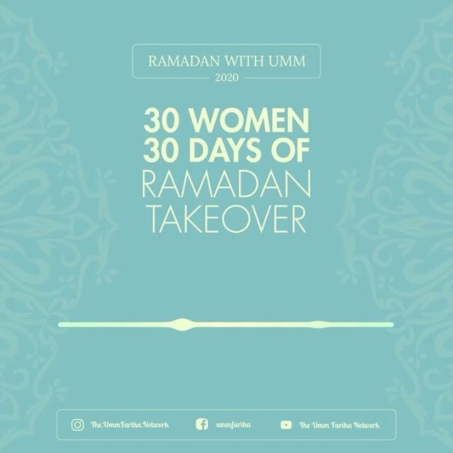 Once again, I am really excited to be one of the 30 Phenomenal Hosts, taking part in this years #UmmFarihaRamadanTakeover.
&bull;
There are 5 themes this year and I will be sharing my insights and experiences on a Soulful Ramadan ❤️
&bull;
Tune into 