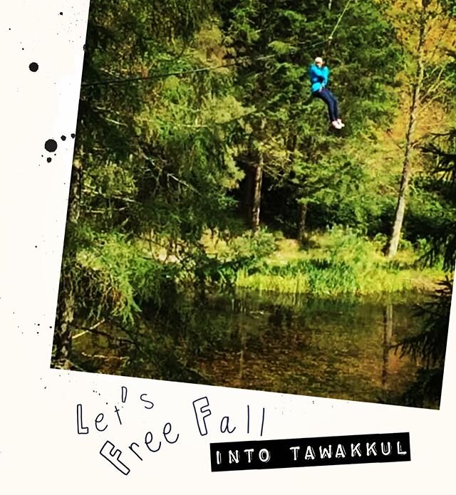 There is a reason the coined term &lsquo;free-falling with Tawakkul&rsquo; evokes bungee jumps &amp; ziplining... and yes, it&rsquo;s really me in that picture 😁🙃🙌🏽⠀
⠀
The unanticipated reaction to my IG Live on this topic last week defies adequa