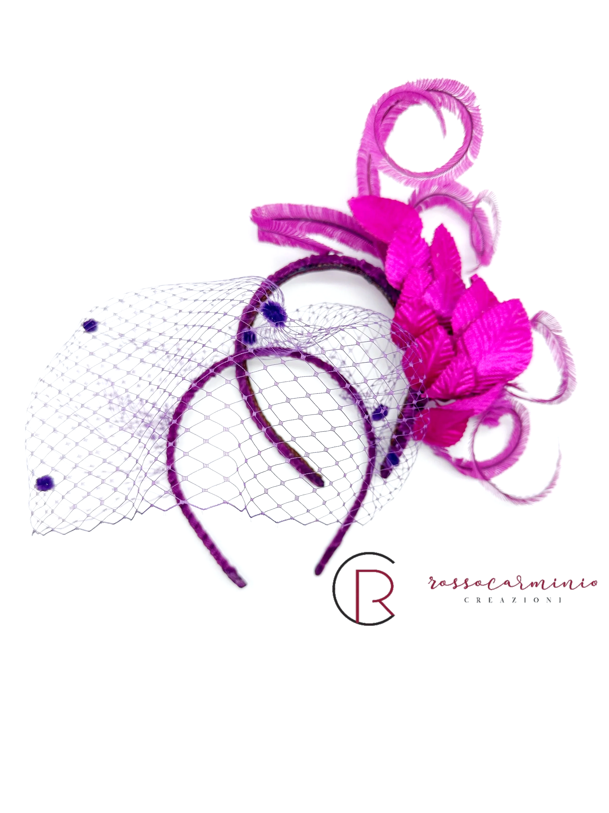 Doppio Cerchietto Trasformabile Fucsia