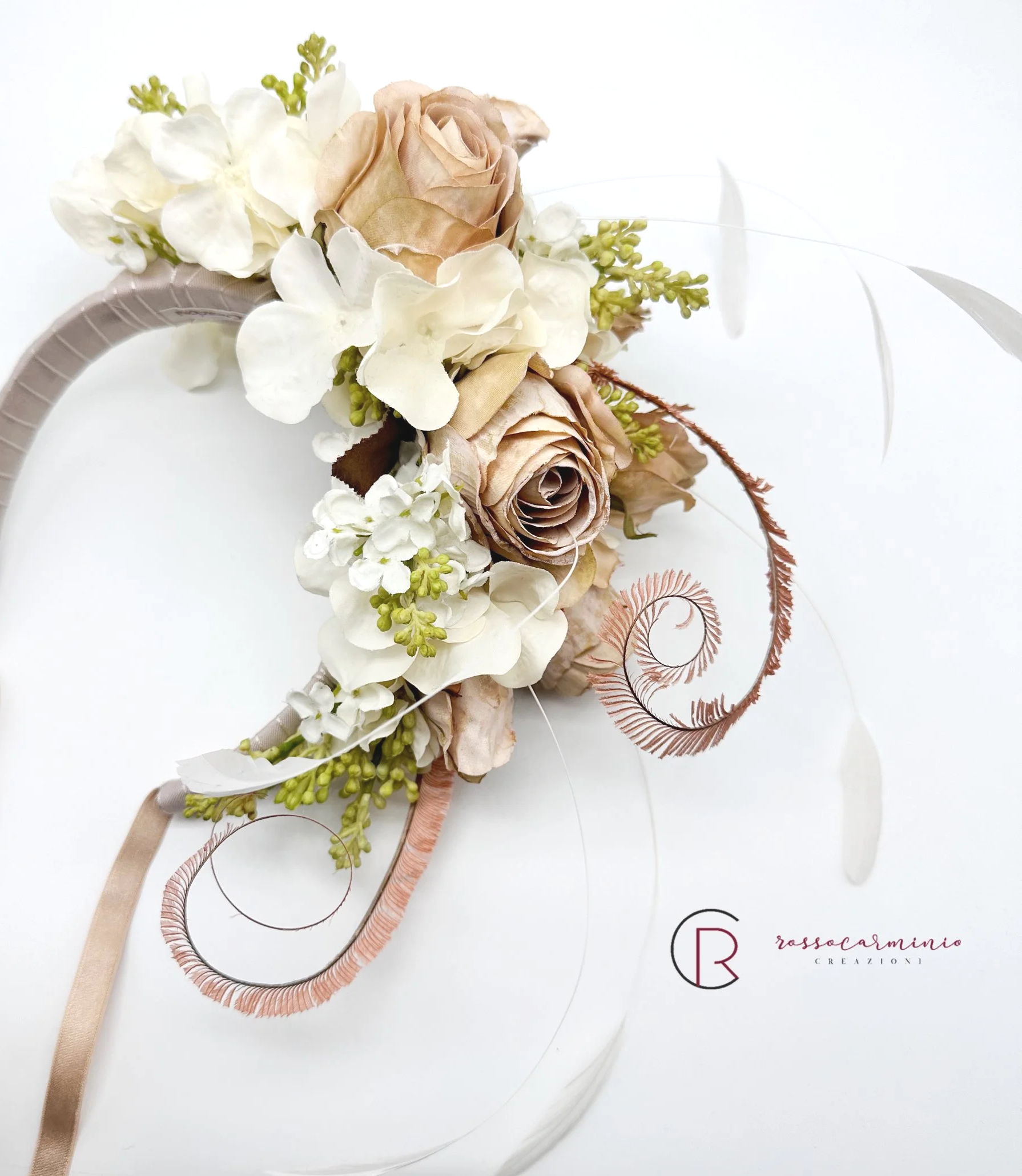 Cerchietto Eleganza Floreale da Sposa