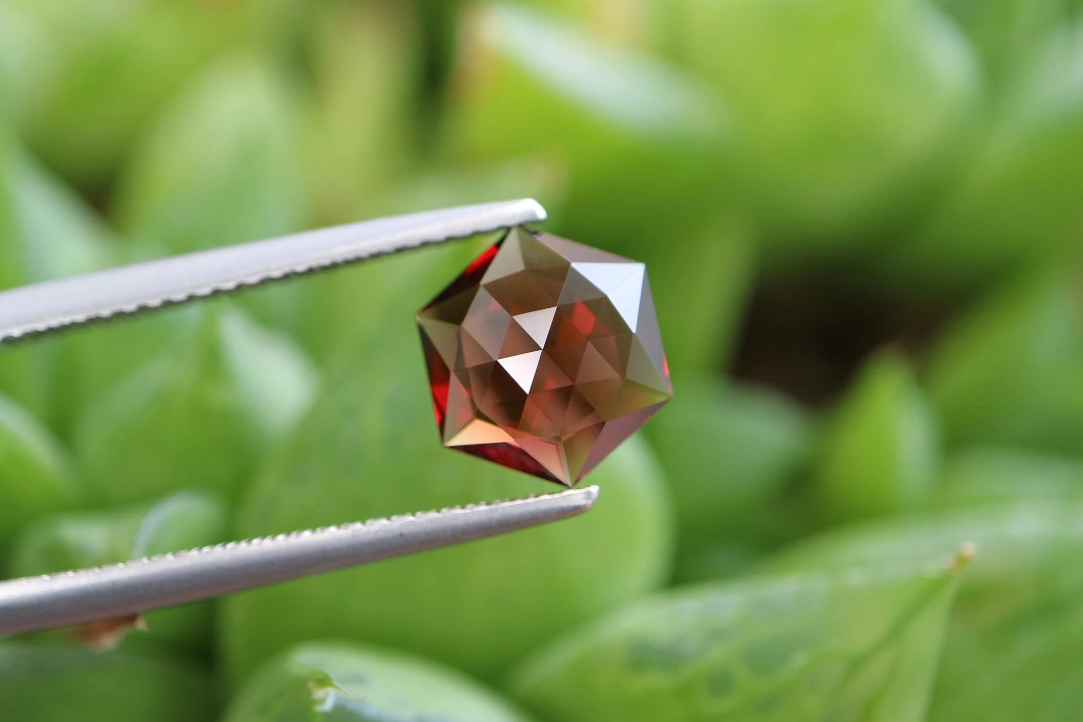 Tanzanian Garnet - 1.81ct - Hexagonal Rose Cut - 9.1 x 7.9mm
