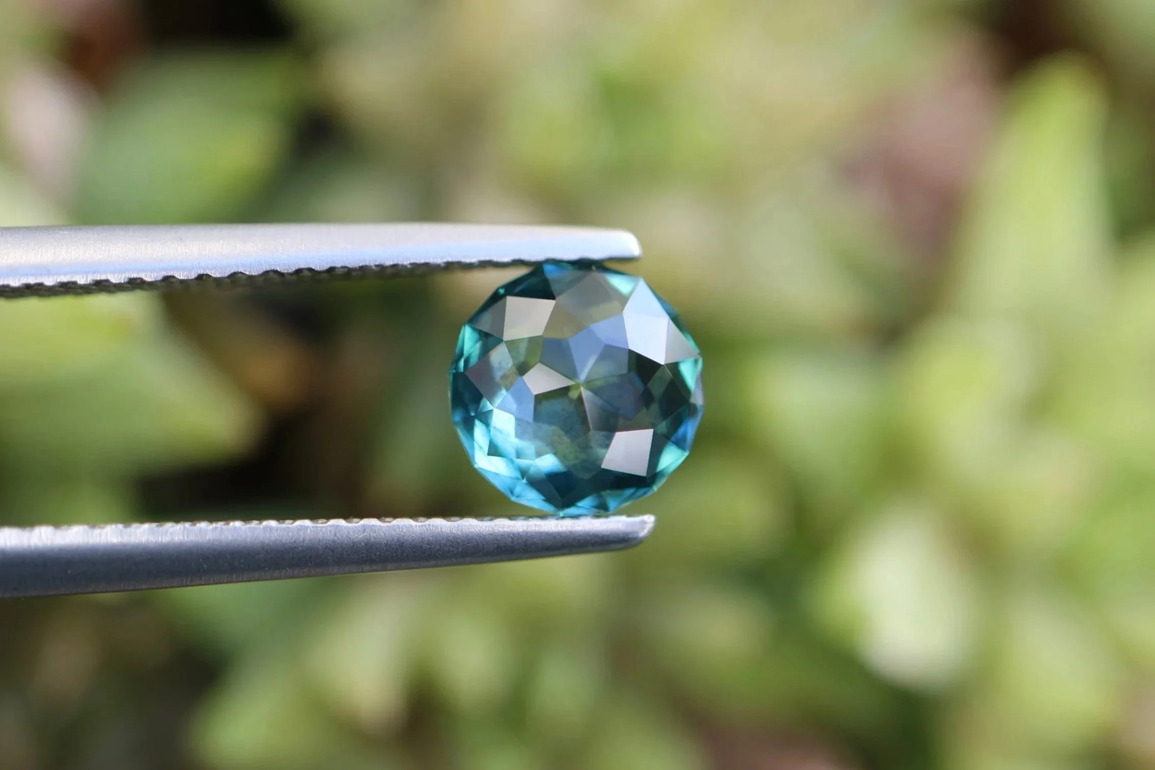 Montana Sapphire - 1.24ct - Round Double Rose Cut - 6.5mm