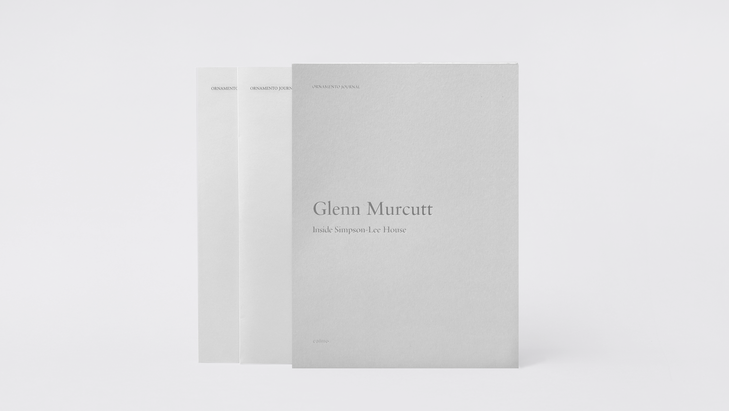 【新品・込】ORNAMENTO JOURNAL Glenn Murcutt Ornamento Journal: Glenn Murcutt. — calmo