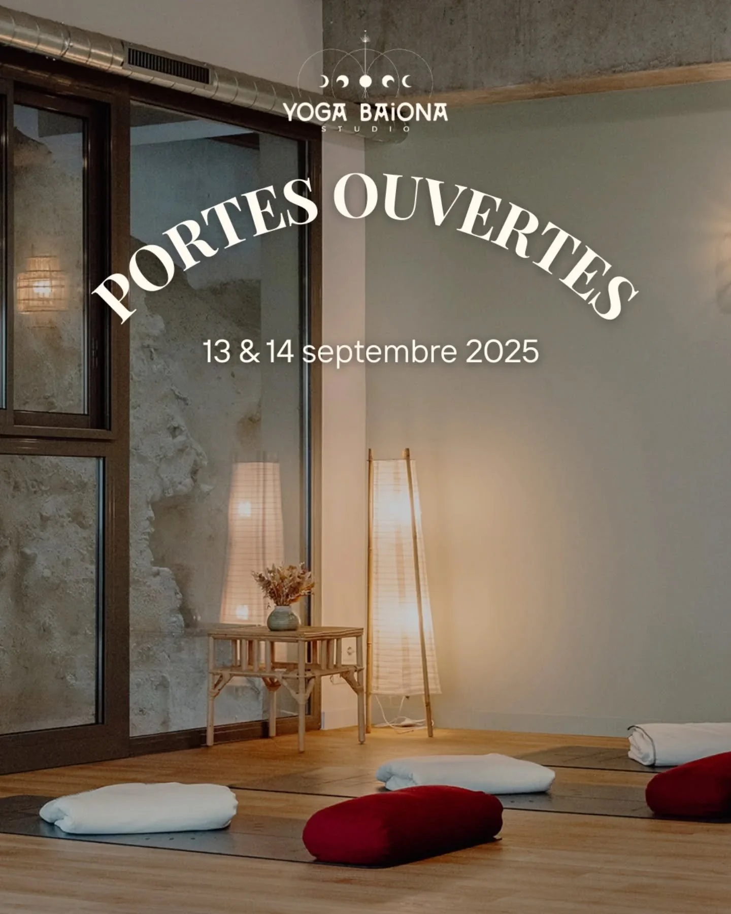 PORTES OUVERTES DU STUDIO ✨️
Samedi 13 et Dimanche 14 septembre 2025 ! 

Venez d&eacute;couvrir notre Studio, tester les diff&eacute;rentes pratiques enseign&eacute;es et rencontrer notre &eacute;quipe et nos professeurs !

Au programme : 18 cours D&