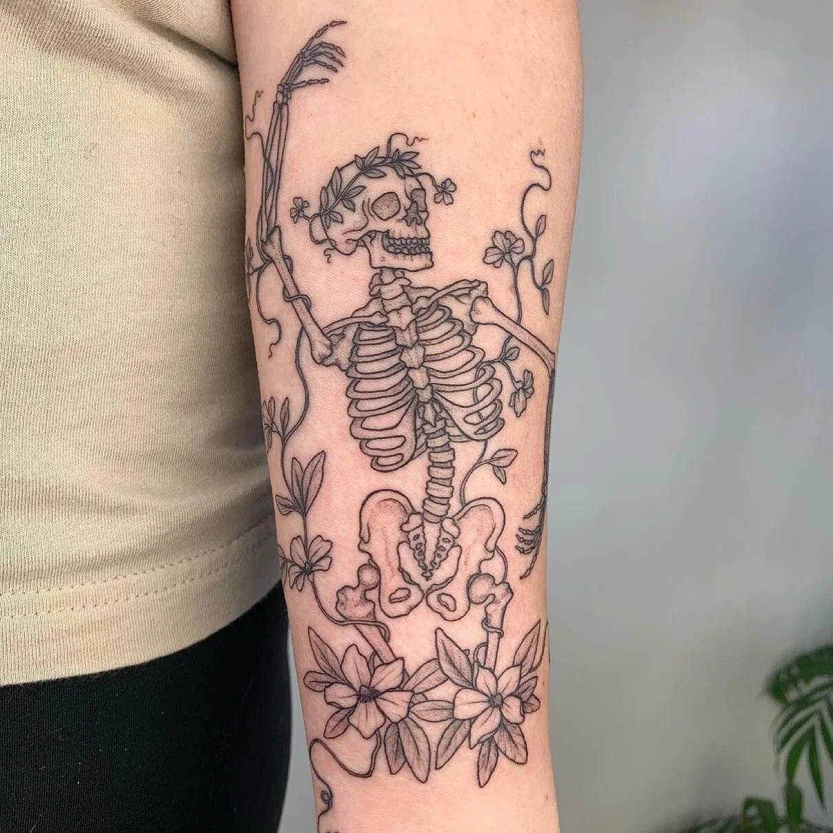 Yarrow Flower Tattoo