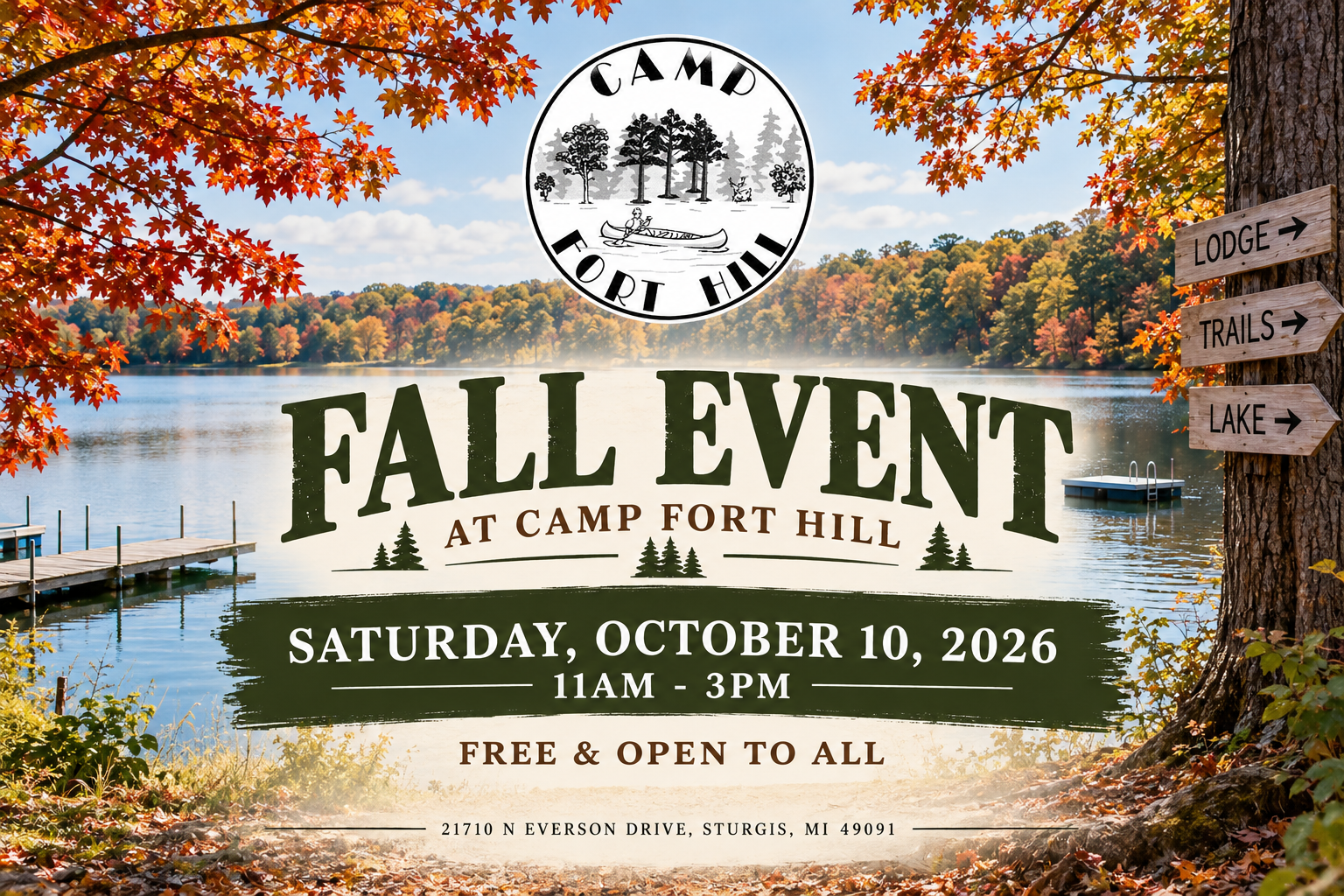 Fall Event at Camp Fort Hill